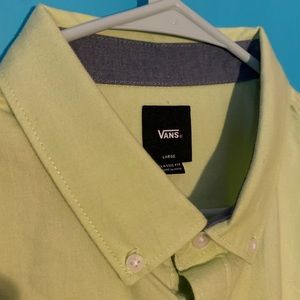 NWT Vans Button Up Short Sleeve Shirt